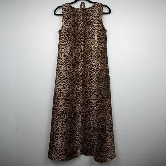 Virgo leopard print sleeveless tunic maxi dress-L - Picture 5 of 5